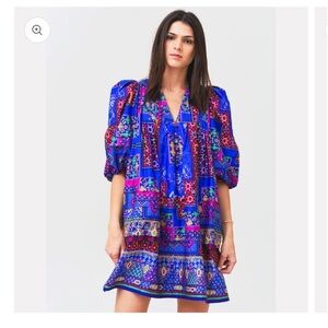Hunter Bell Jenkins Dress in Multi Talavera Small